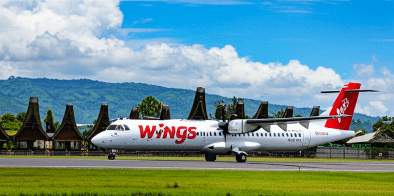 Generate an eye-catching, high-quality featured image prompt for a blog post about: Wings Air Kembal
