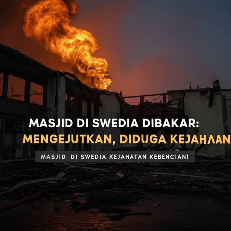 Generate an eye-catching, high-quality featured image prompt for a blog post about: Masjid di Swedia